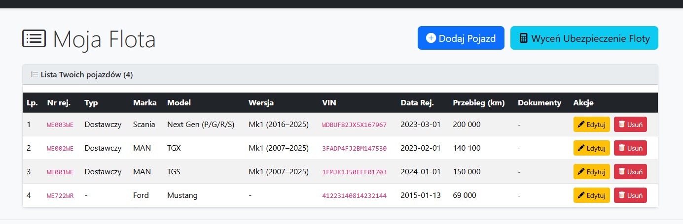 Portal Klienta Broker - mockup