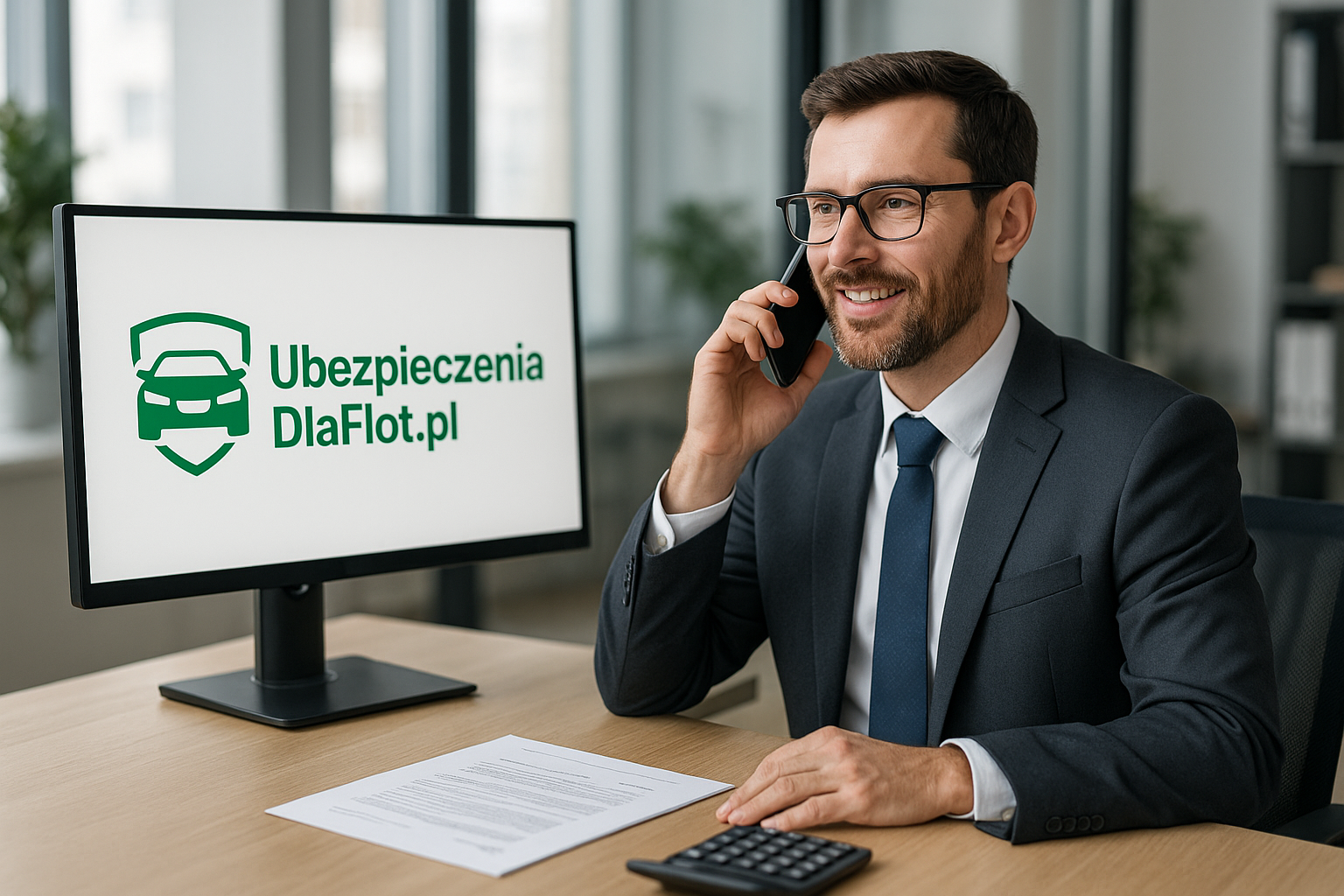 Broker ubezpieczeniowy w pracy